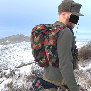 Military Surplus Swiss Backpack Modified
