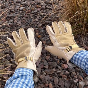 Leather Work Gloves Military Surplus image 1