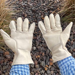 Leather Work Gloves Military Surplus image 2
