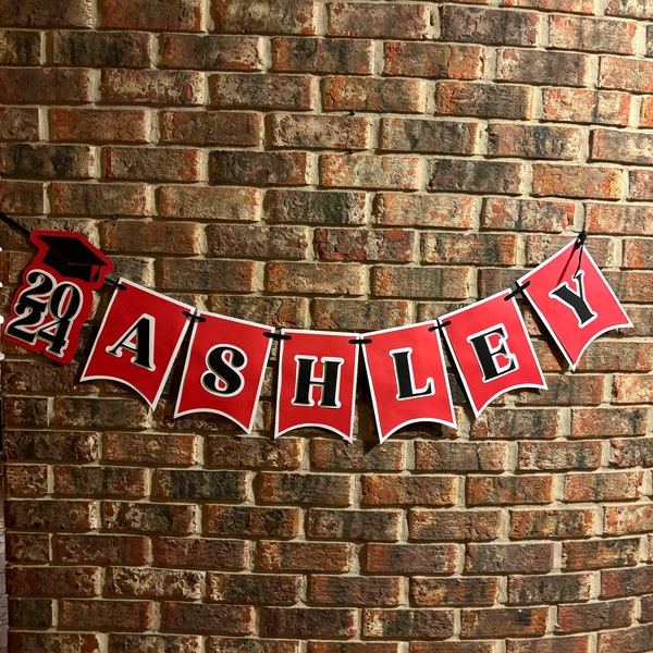 Graduation Name Banner