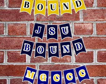 College Bound Banner | Graduation Party Decor | Custom Grad Banner
