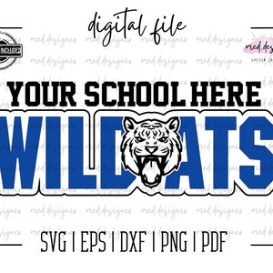 wildcats svg, wildcats mascot, wildcats, mascot, wildcat, team, spirit, school, svg, dxf, eps, png, pdf, sublimation, cut file, htv, vector