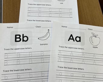 Printable Alphabet Tracing Worksheet | A-Z Handwriting Practice (PDF)