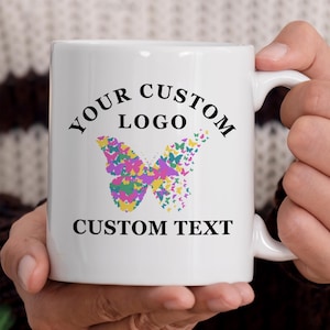 Your Business Logo Mug, Custom Mug, Personalized Logo Mug, Custom Logo Mug, Picture Mug, New Business Gift, White Mug, Coffee Mug, Tea Mug