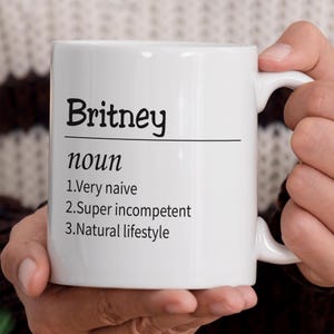 Custom Name Definition Mug, Funny Coffee Mug, Personalized Mug, Coffee Mug, Hot Chocolate Mug, Gift for Friend, Gift for Coworker, Mug