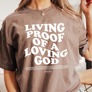 Aesthetic Christian Shirt For Men, Christian Faith Apparel, Brown Jesus T-Shirt, Christian Street Wear, Clothing Bible Verse Sweatshirts