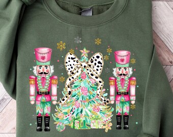 Cute Nutcracker Christmas Sweatshirt, Nutcracker Tshirt, Coquette Nutcracker Sweater, Womens Christmas, Christmas Gift, Christmas Crewneck