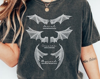 Camisa The Bat Boys, Camisa Acotar Velaris, Camisa The Night Courts, Sudadera Acotar Bat Boys, Camisa Acotar Bookish, Camisa Sarah J Maas