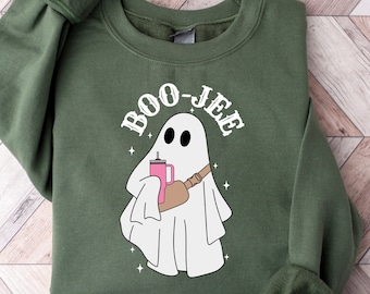 Sweatshirt Halloween Ghost, shirt Boo Jee Ghost, Halloweencadeaus, Spooky Ghost-hoodie, trui Spooky Season Ghost, shirt Spooky Vibes, shirt Spooky Vibes