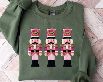 Nutcracker Christmas Sweatshirt, Nutcracker Sweater, Christmas Shirt, Nutcracker Tshirt, Trendy Christmas Ballet Tee, Christmas Lovers Gift