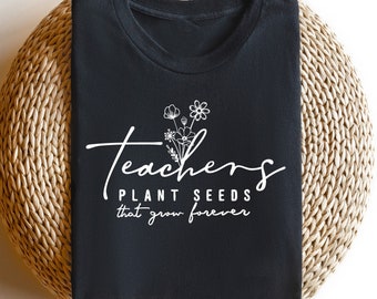 Retro Comfort Teacher Shirt, Teacher Gift, Teacher Comfort Tshirt, Back To School Shirt, Floral Teacher Shirt, Cute Teacher Shirt