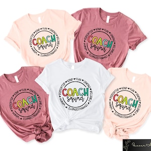 Coach Squad Shirt, Instructional Coach Shirt, Literacy Coach Shirt, Coach Gift, Coach Team Shirt, Coach Appreciation Tee, Matching Coach Tee