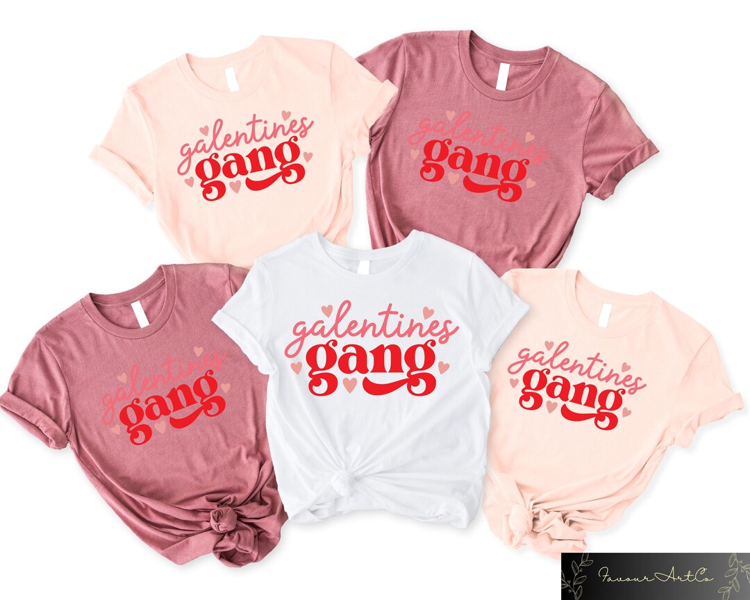 Galentines Gang V-Neck T-Shirt