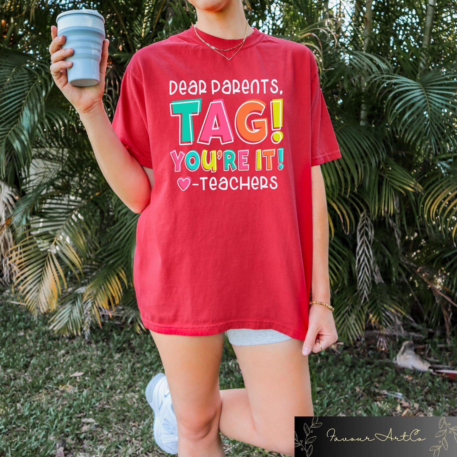 Last Day of School Teacher T-shirt, Dear Parents Tag You're It Shirt ...