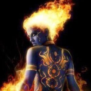 Metaphysical ELITE CLASS Marid ARABIC Queen Blue fire Djinn Power Wishes Jinn Genie Power Desire  lover desires  Wealth, power,  protection