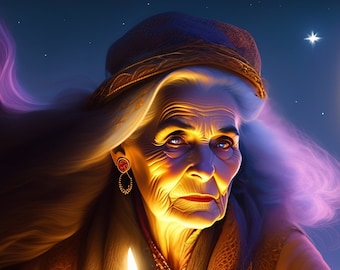 Crone Wisdom Power The Night Hag knowledge wisdom transcend witch  Protector magick empowerment Wealth, power, wishes, protection,  female