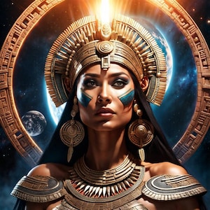 Special Egyptian female Djinn & Her Army of protectors, bringers of light empowerment Wealth, power, wishes, protection