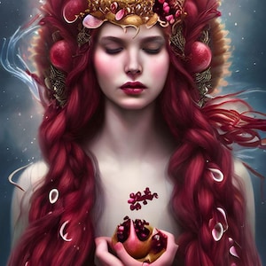 Attunement initiation with Persephone Greek of the underworld Empowering Transformation Understanding renewal overcoming obstacles