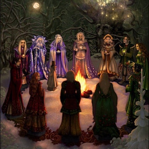AANGEPASTE Cast coven Full Moon Spell-activering door FULL COVEN cash love verlangens