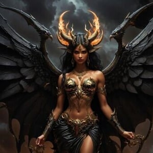 Female Demon Warrior Princess of Protection Conjuring. Remote Binding. Spirit Companion Direct Binding Remote, dark arts