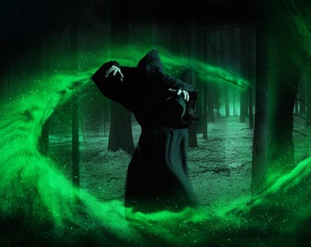 Wizard Gateway bewaker van de Matrix Onderwereld bevoegdheden oude Overvloed Beschermer magie empowerment Rijkdom wensen, bescherming hebben we 3 in