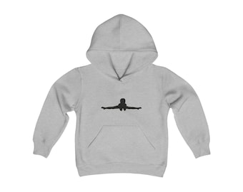 Youth Hooded Sweatshirt - Gymnastics