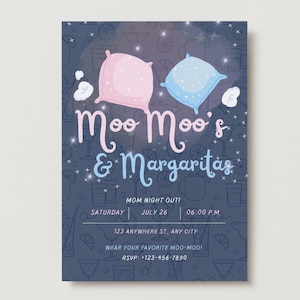 Moo Moo&#39;s & Margaritas Invitation