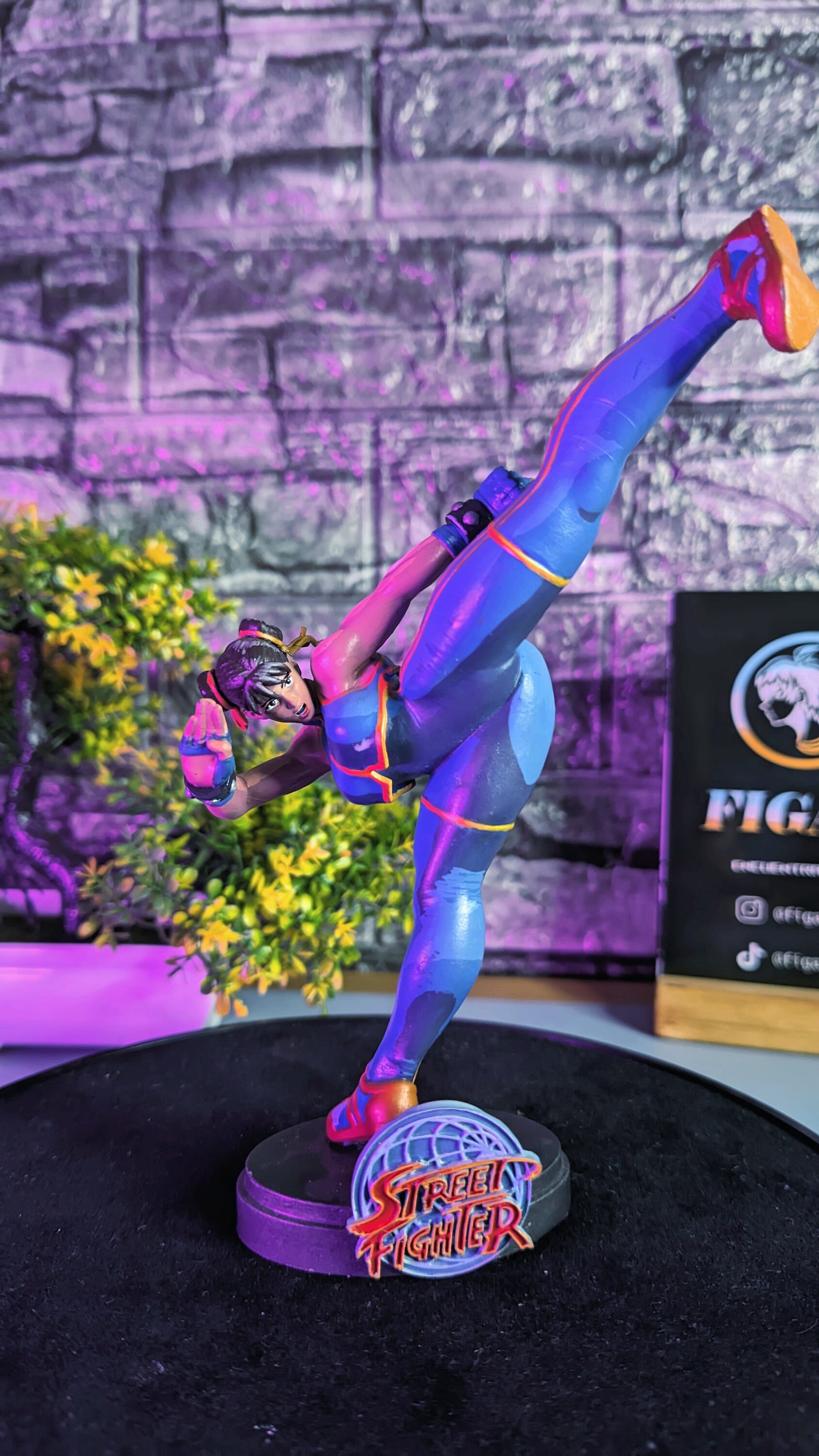 Chun-li Street Fighter / Full Paint / 3D Print 12K Resin - Etsy