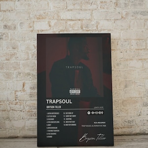 Bryson Tiller - TRAPSOUL - Album Cover Poster