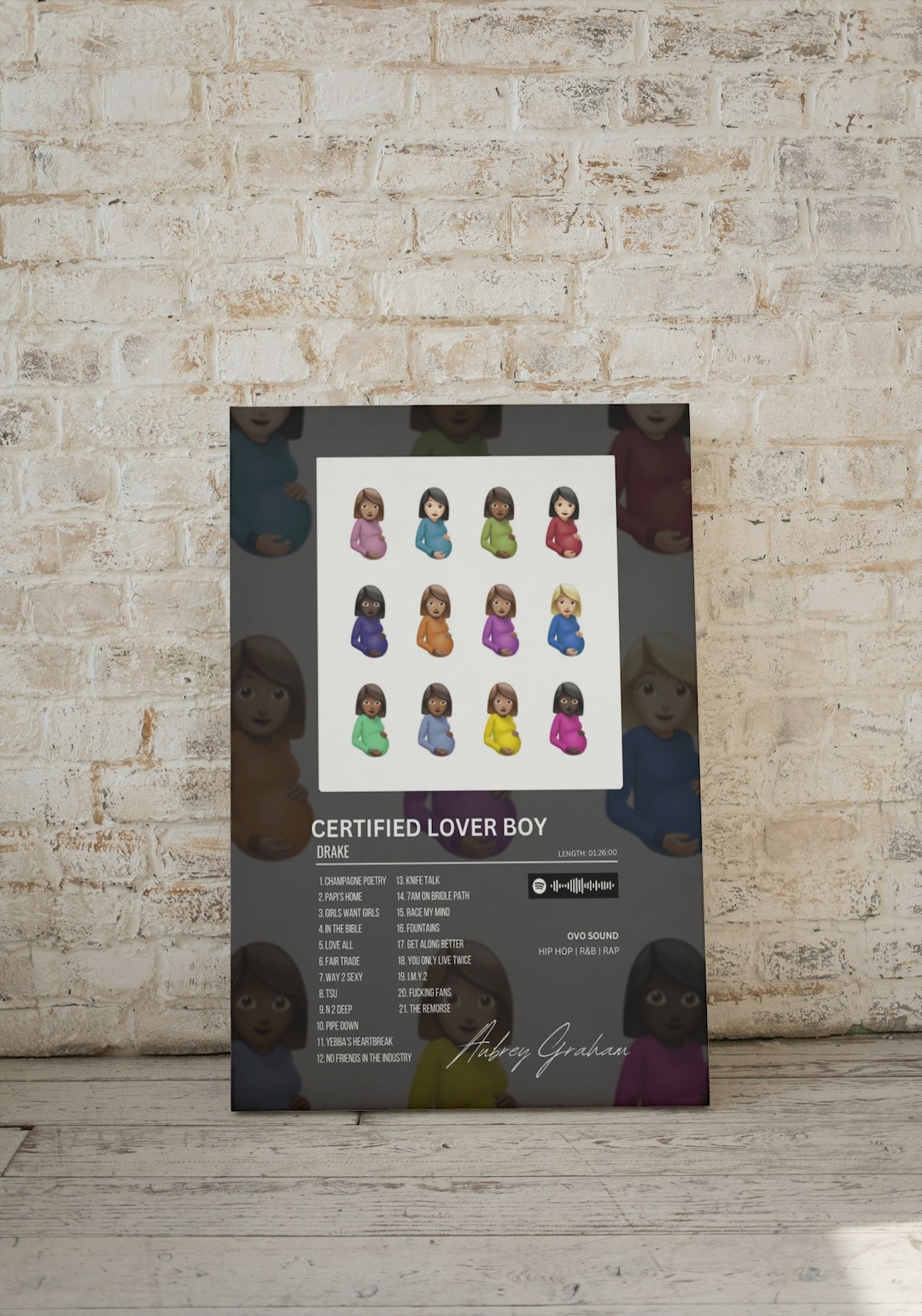 Drake certified Lover Boy Album Cover Poster - Etsy Australia