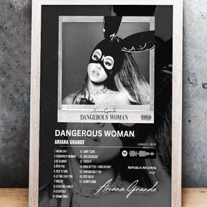 Ariana Grande Dangerous Woman Poster - Etsy
