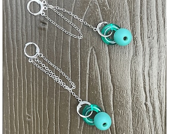 Simple, Comfy Loop Earplug Holders, Earrings- Neurodivergent Sensory Aid Accessory (Autistic/ADHD, Woman & Canadian-Made!!)