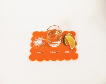 Custom Place Card & Shot Tray