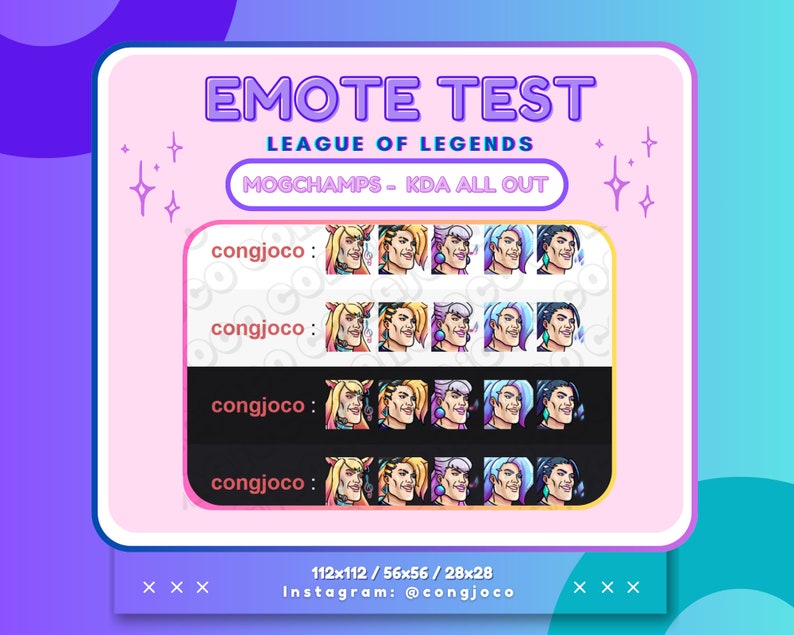League of Legends KDA ALL OUT Twitch Emote, Vtuber, Discord, Pngtuber League of Legends KDA ALL OUT Twitch Emote, Vtuber, Discord, Pngtuber