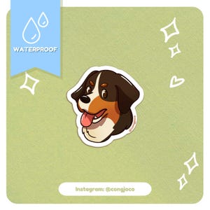 Berner Sennenhunde | Wasserfeste Vinyl-Aufkleber