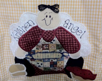 Kitchen Angel tea towel