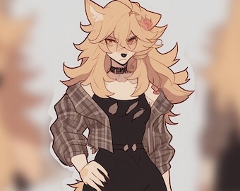 15 LEFT IN STOCK Furry Adoptable Reference Sheet