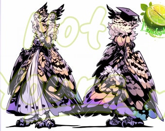 ONLY 1 Owl Woman &quot;Sandra&quot; Adoptable OC