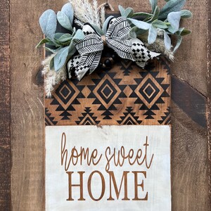 Front Door Decor| Home Sweet Home| Door Hanger| Housewarming Gift| Front Door Wreath| Home Decor| Year Round Wreath