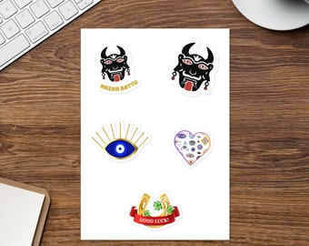 Gift Protection: Ward Off Evil with Guardian Eye Nazar Battu Sticker!