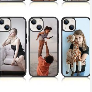 Skin per telefono con foto personalizzata Cover posteriore con immagine personalizzata per smartphone immagine 3