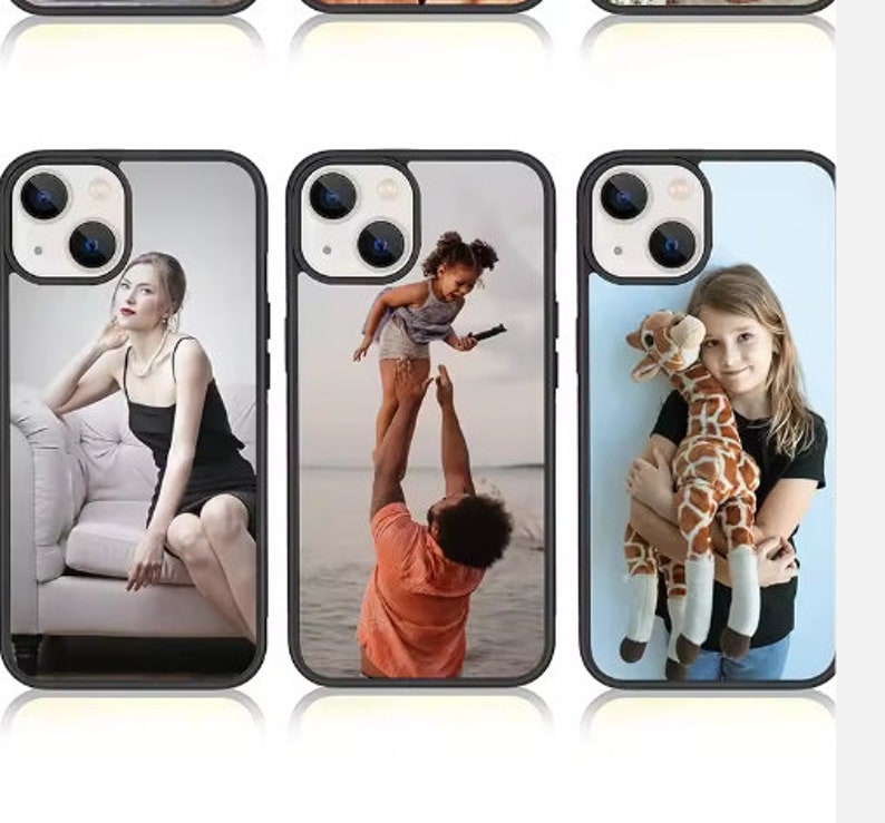 Skin per telefono con foto personalizzata Cover posteriore con immagine personalizzata per smartphone immagine 3