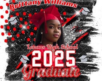 Custom Graduation T-Shirt Template: Canva Design (Digital Download)