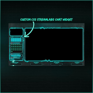 Green neon stream chat