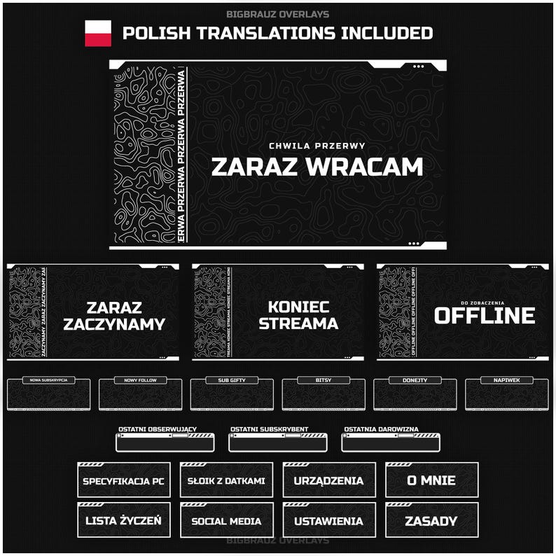 POLISH STREAM OVERLAYS