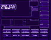 Animated DARK Stream overlays package for Twitch, Youtube, OBS, Streamlabs in topographic dark style