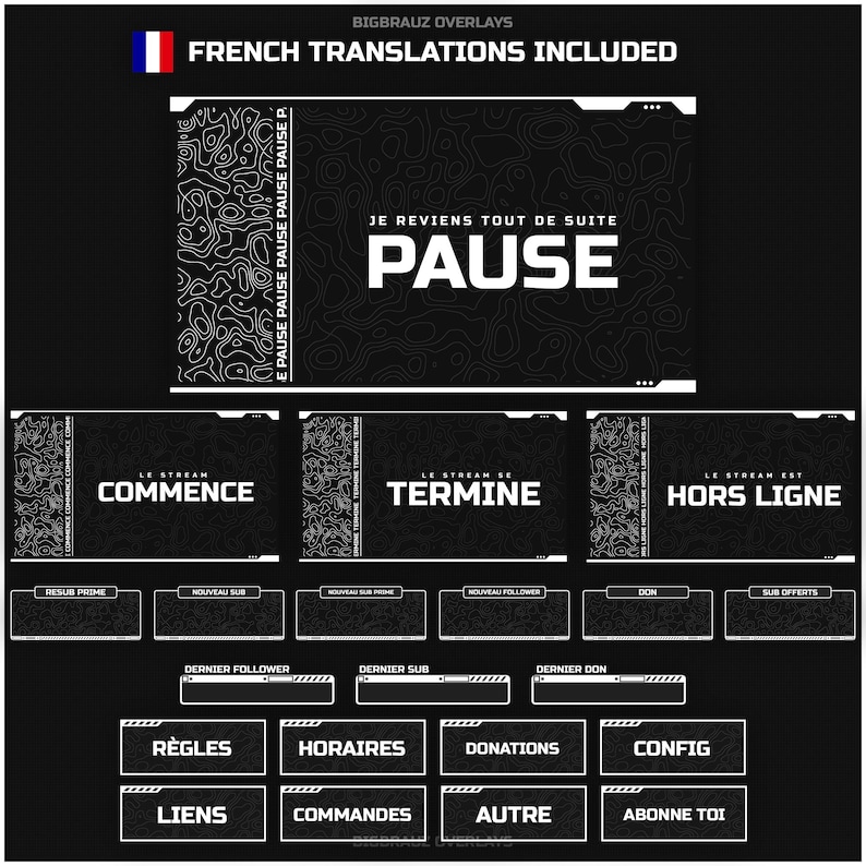 FRENCH STREAM OVERLAYS