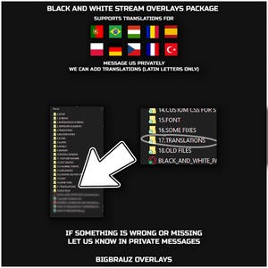 Animated DARK Stream overlays package for Twitch, Youtube, OBS, Streamlabs in topographic dark style image 15