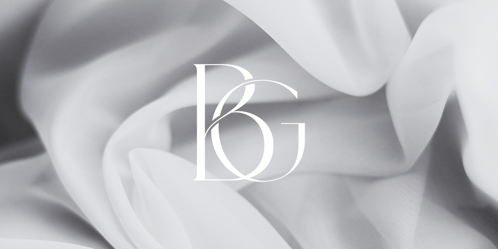 B&G Initials Monogram Wedding Logo: Elegant Minimalist Design (digital ...