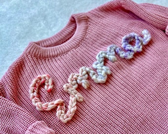 Custom Embroidered Baby and Toddler Sweaters